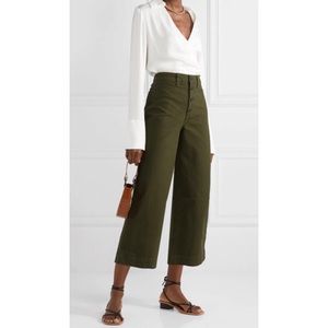 Madewell Emmett Cropped Wide Leg Pants